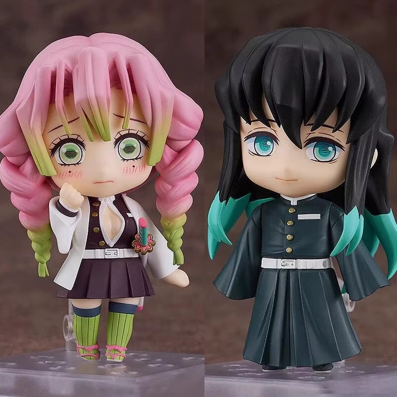 Bandai Demon Slayer Kanroji Mitsuri Tokitou Muichirou, Zweiteiliges Actionfiguren-Set, Chibi Sammelfiguren - Bild 1