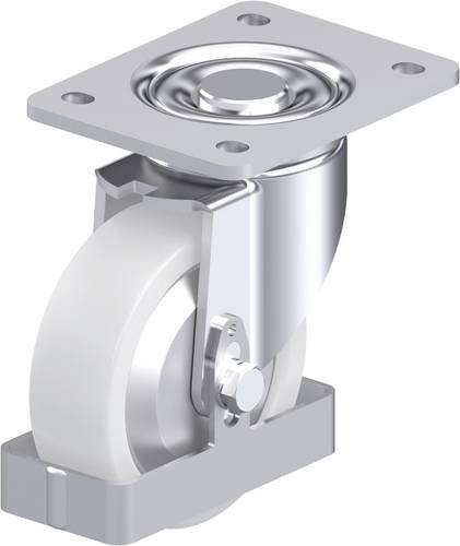 Blickle Stahlblech-Lenkrolle LH-SPO 125G-3-FA-FS mit Rad-Durchmesser 125 mm und einer Tragfähigkeit von 700 kg - Bild 1