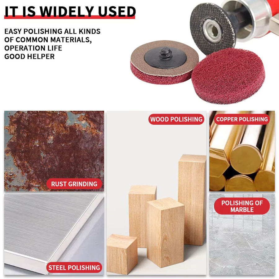SI FANG Roll Lock Schleifscheiben Pad für Holzbearbeitung und Metall mit 2/3 Zoll für Drehwerkzeuge zum Oberflächenschleifen und Polieren - Bild 6