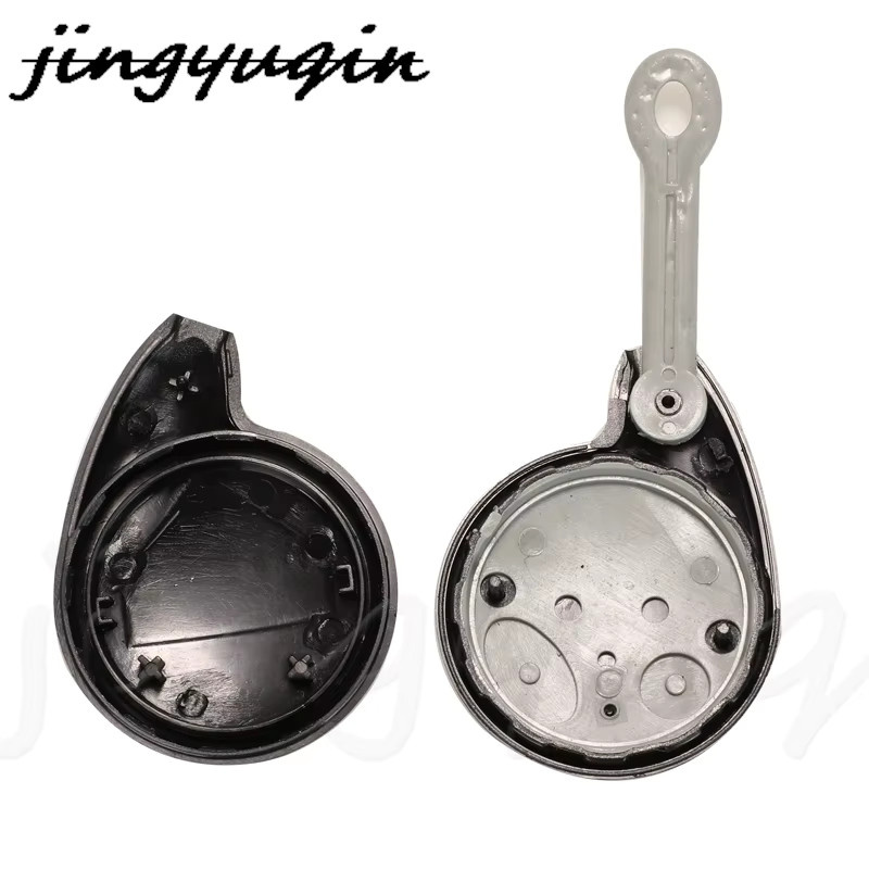 jingyuqin Ersatz-Fernbedienungs-Autoschlüsselgehäuse mit 2 Tasten in Schwarz für Toyota Cobra Alarm 7777 Smart Key Cover - Bild 3