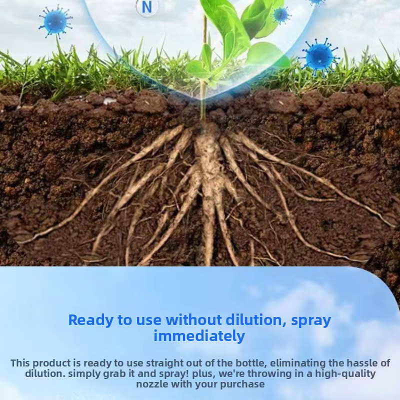 Universelle mikrobielle Pflanzenlösung als konzentrierter Nährstoffdünger für das Wachstum von Blumen und Gartenpflanzen in Weiß - Bild 4