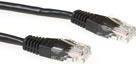 ACT Cat5e U/UTP Ethernet LAN Patchkabel mit RJ45-Steckern, Schwarz, 20 m - Bild 1