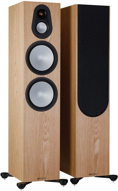 Monitor Audio Silver 500 Stand-Lautsprecher, passiv, Silber - Bild 1