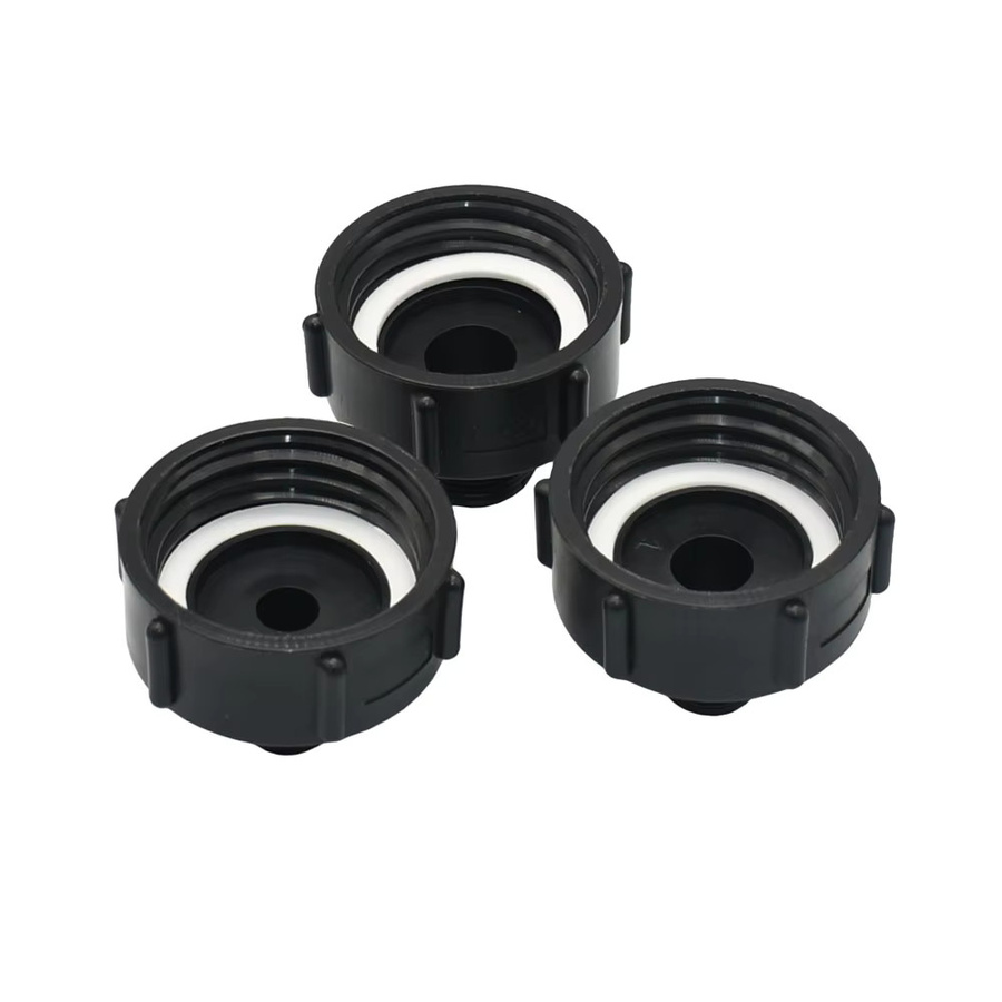 GHHWL IBC-Tankadapter S60 x 1/2 Zoll Schwarz für 1000 Liter IBC-Tanks - Bild 3