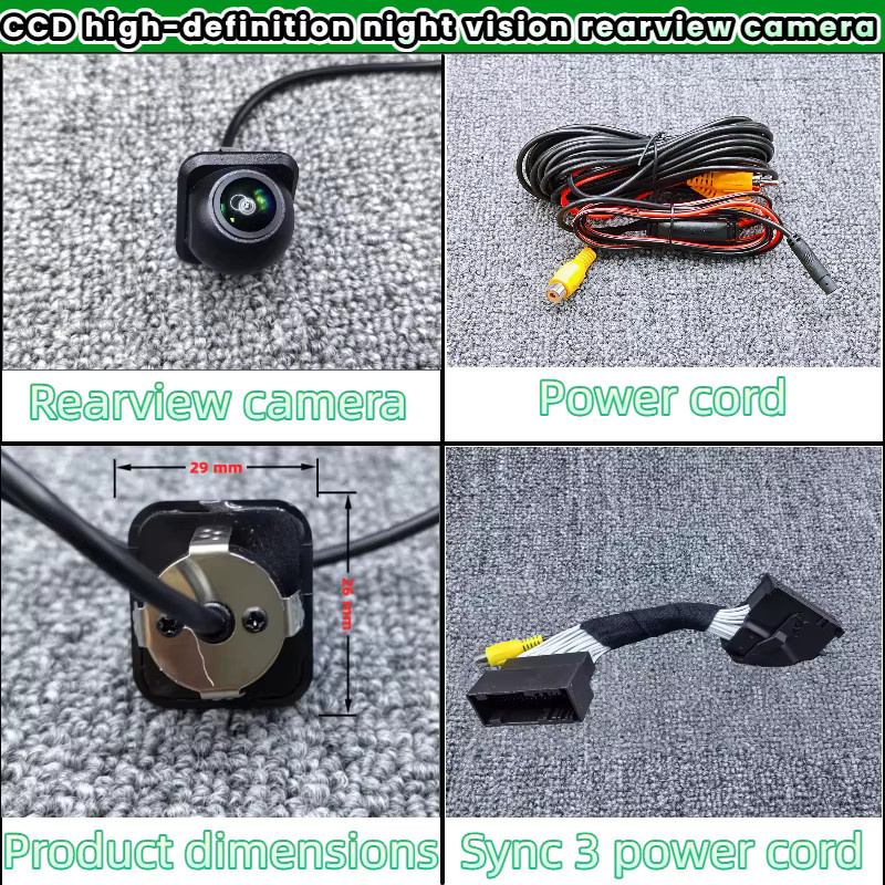 Aut Nuor Sync 3 OEM-Bildschirm für Ford Kuga MK3 2020-2023 in Schwarz mit HD-Fischaugen-Rückfahrkamera - Bild 3