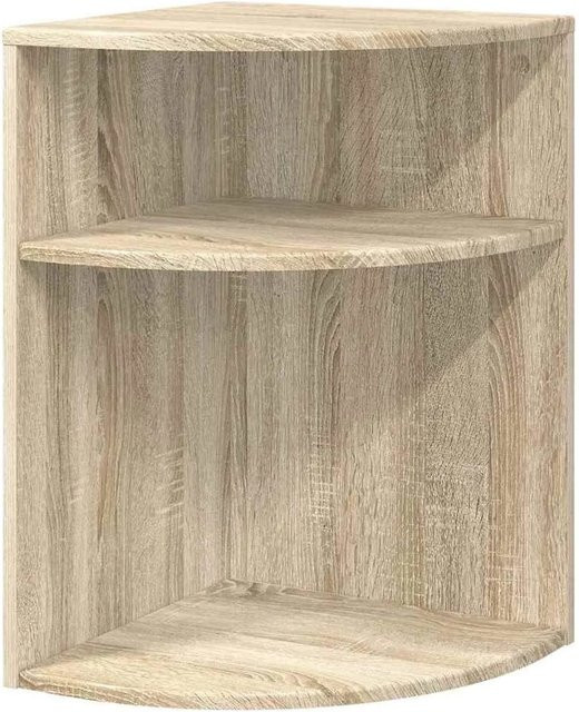vidaXL Beistelltisch Sonoma-Eiche in Beige, B/T/H: 39,7 x 39,7 x 60 cm - Bild 1