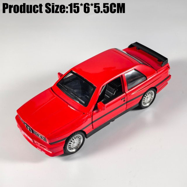Linyi toy car Bmw M3 E30 Rally Sportlimousine, Modellauto, 1:32, Metall, ab 14 Jahren - Bild 1