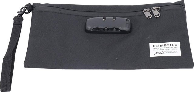 Geruchsdichter Aufbewahrungsbeutel von shoemst aus PVC mit Aktivkohle und Kombinationsschloss, Farbe: Black, B/T/H: 30,0 x 20,0 x 30,0 cm - Bild 1
