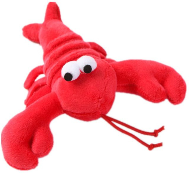 Krabben Schlüsselanhänger Plüschtier, Hummer Stofftier Spielzeug, ab 3 Jahre - Bild 1