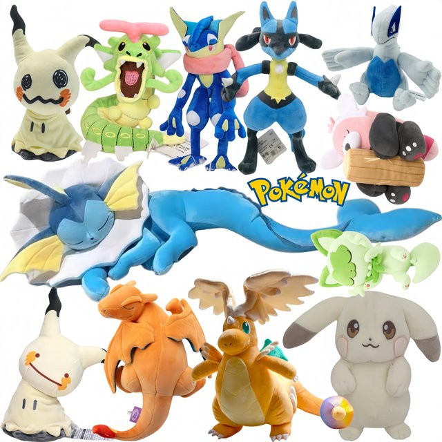 Aoger Pokémon Plüschpuppe, 72 Stile, Bunt / Mehrfarbig - Bild 1