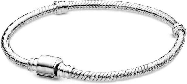 YIRAN Jewelry Schlangenkettenarmband, 925 Sterling Silber, Unisex, weiß - Bild 1