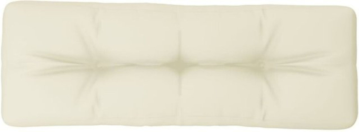 Vidaxl Palettenkissen aus Stoff in Beige, Rechteckig, B/T/H: 120 x 40 x 12 cm - Bild 1