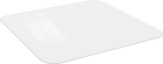 vidaXL Bodenschutzmatte für Laminat oder Teppich, transparent, B/T: 90 x 90 cm - Bild 1