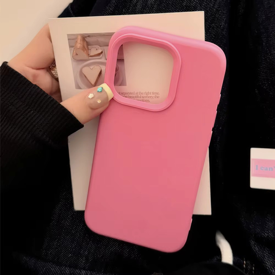 Stoßfeste Silikon-Handyhülle in Schwarz für Apple iPhone 11 bis iPhone 17 Pro Max - Bild 1
