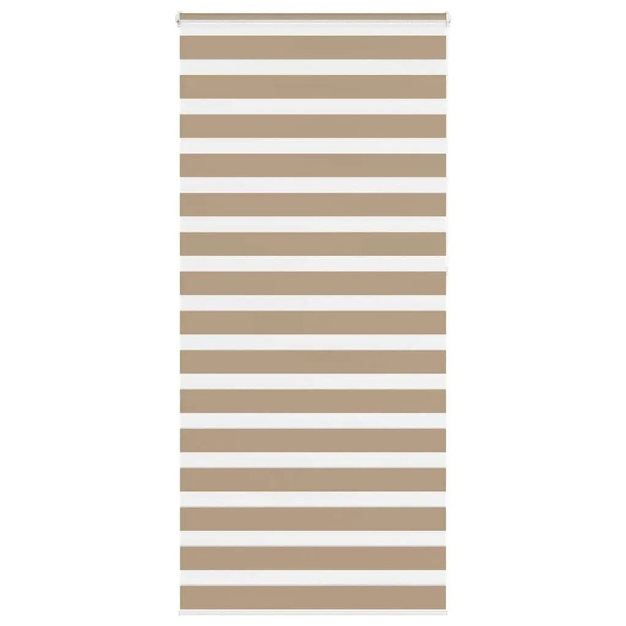 vidaXL Doppelrollo Day & Night Sandbraun aus Polyester, B: 95 cm, H: 230 cm - Bild 2