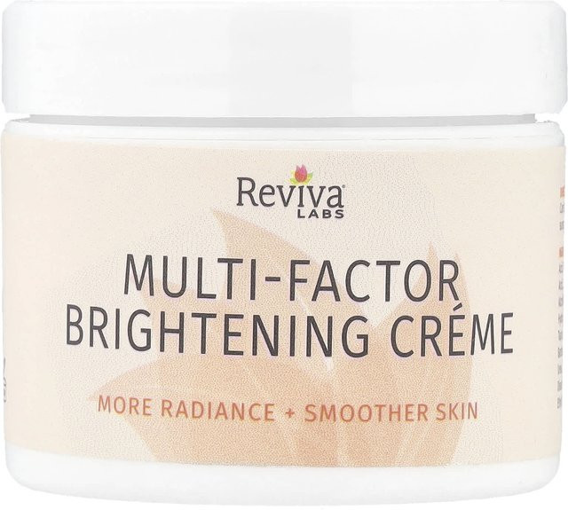 Reviva Labs Multi Aufhellende Creme, 55 g, mit Niacinamid, Azelainsäure, Tranexamsäure, Kojisäure - Bild 1
