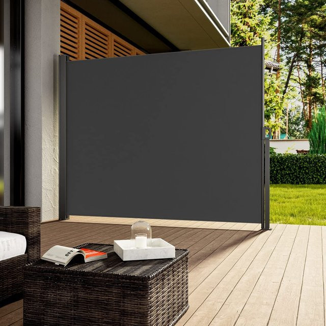 Casaria Seitenmarkise Nosara Anthrazit ausziehbar B: 300 cm, H: 180 cm - Bild 1