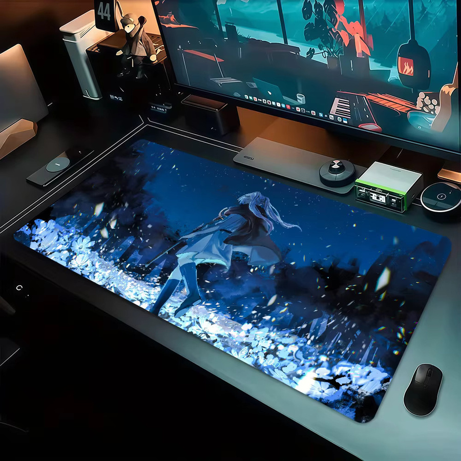 Japan F-Frieren Mauspad Blau, rutschfest und verdickt für Gaming und Büro - Bild 5