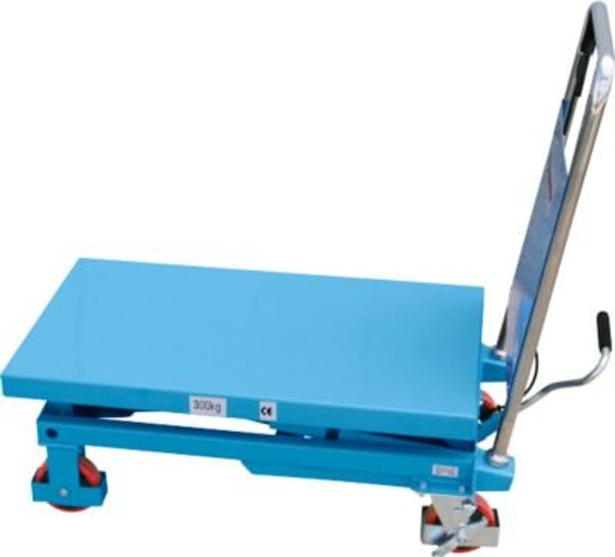 HanseLifter Scheren-Hubwagen Typ SPA300 in Blau mit 300 kg Tragkraft und 900 mm Hubhöhe - Bild 2