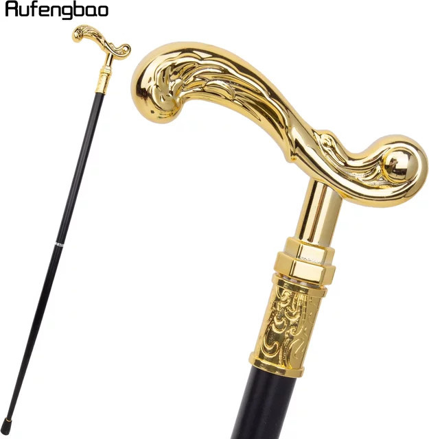 Rufengbao Goldener Blumen-Gehstock, Zubehör, Gold, Gelb, Metall - Bild 1