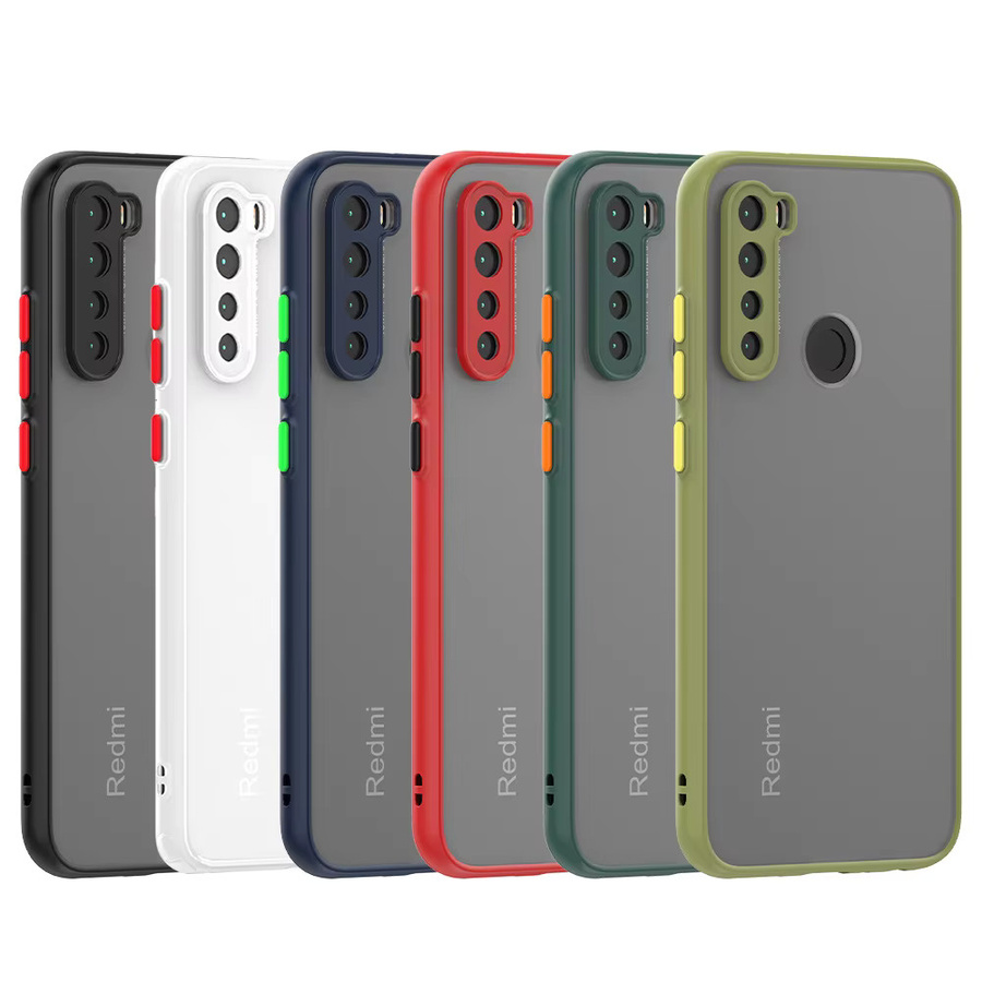 Skin Feel Armor stoßfeste Hart-PC-Schutzhülle für Xiaomi Redmi Note 8 in Blau - Bild 5