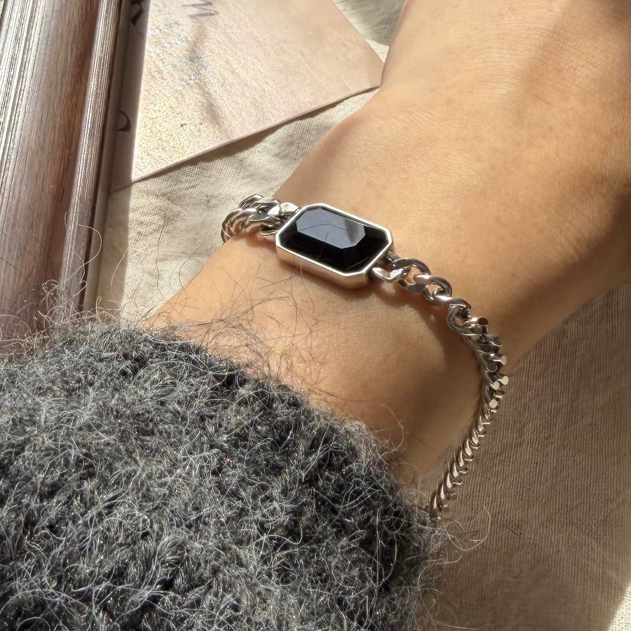 BFCLUB Armband 925 Silber, Kristall, Damen, Vintage - Bild 2