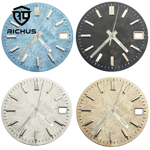 RICHUS Zifferblatt, schwarz, 28,5 mm, Uhrenzubehör - Bild 1