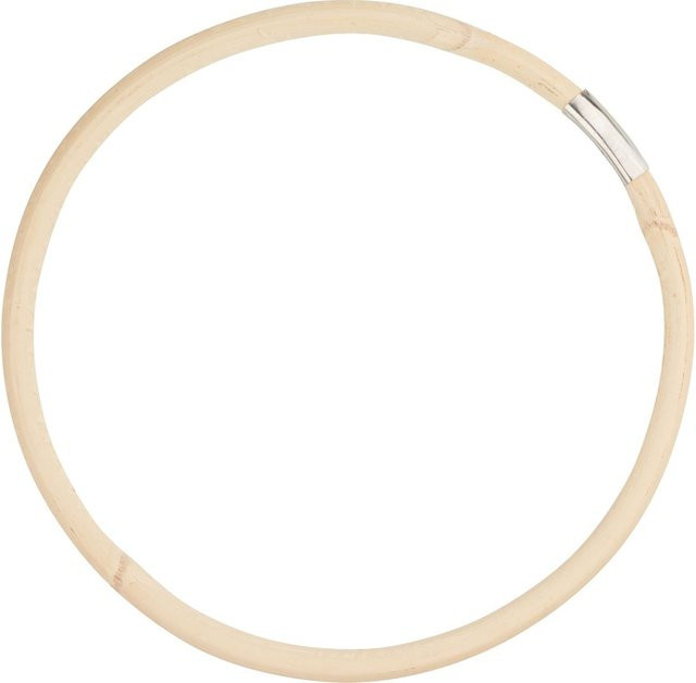 VBS Natur-Rohrring aus Bambus in Beige, Durchmesser: 20 cm - Bild 1