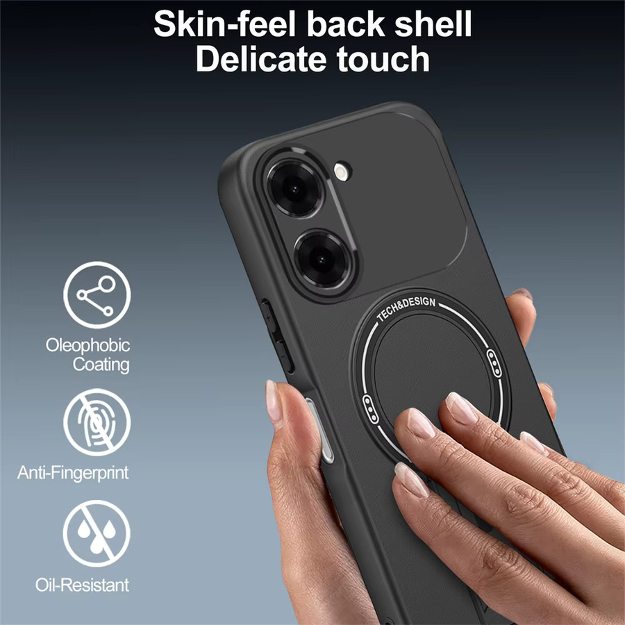 Xiaomi Luxus-Handyhülle für Redmi A7 Pro in Beige mit magnetischer Standfunktion und innenflockierter Rückseite - Bild 4