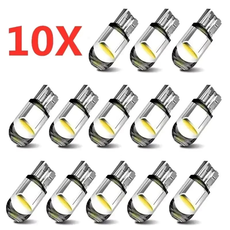 10 Stück T10 W5W LED Kennzeichenbeleuchtung Canbus COB Keilbirnen Weiß 12V - Bild 3