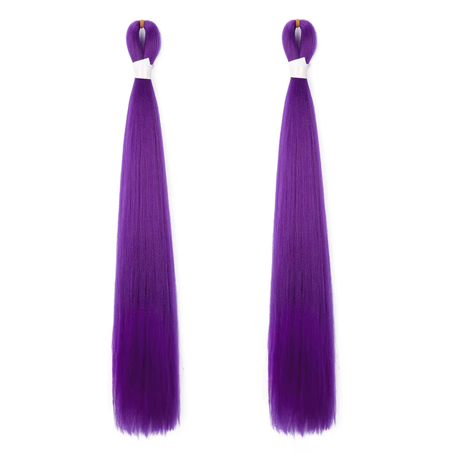 Lansa Haarverlängerungen Jumbo Braids, Lila, 2 Stück - Bild 2