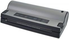Solis Vac Prestige Typ 575 Vakuumiergerät in Schwarz und Silber mit Edelstahl-Elementen, B/T/H: 40,0 x 19,0 x 9,5 cm - Bild 2
