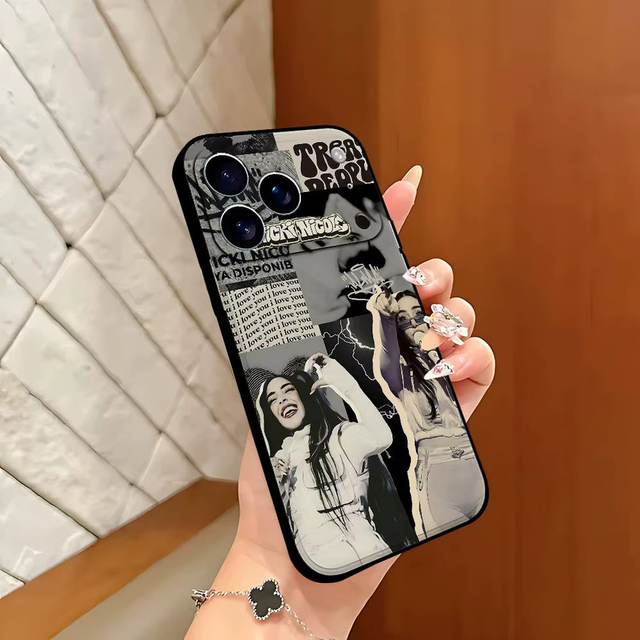 Sänger H-Nicki-NicoleS Handyhülle für Apple iPhone 15 16 17 Pro Max Plus in Multicolour - Bild 2