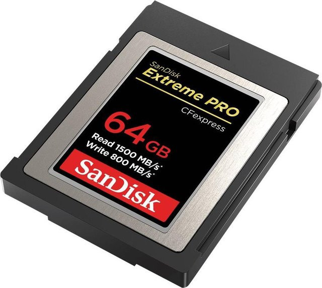 SanDisk Extreme Pro CFexpress Speicherkarte 64GB Schwarz - Bild 1