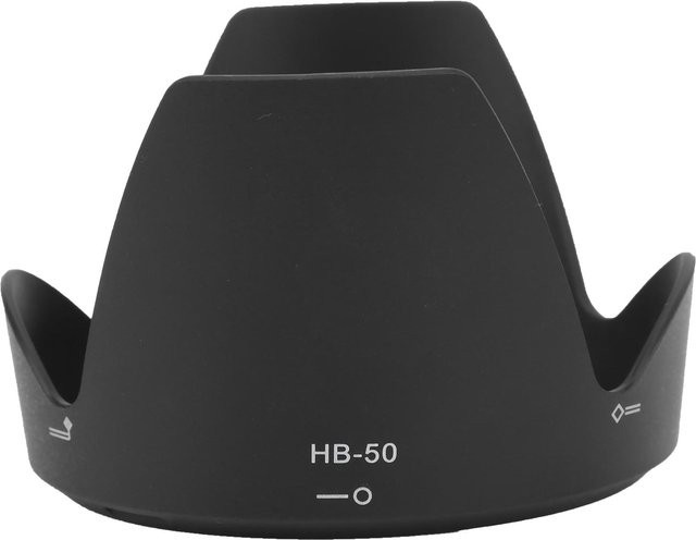 Nikon HB50 Reversible Gegenlichtblende in Schwarz für AFS 28-300mm f/3.5-5.6G ED VR Objektive - Bild 1