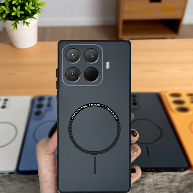 Stoßfeste magnetische Silikon-Handyhülle für Xiaomi 17T und Xiaomi 17T Pro in Multicolor - Bild 1