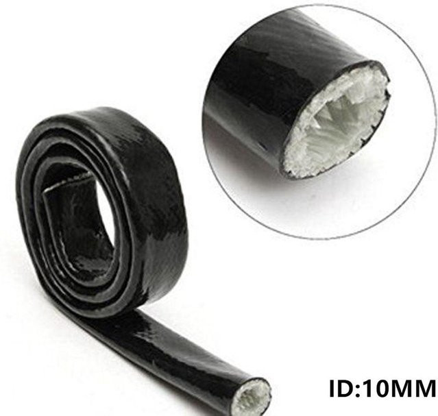 Topfactory Fire Armor Sleeve Hitzeschild in Schwarz, 3ft Länge, 10mm ID für 6AN Öl-Kraftstoff-Hydraulikleitungen - Bild 1