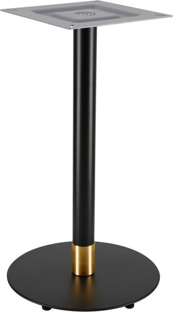 VEGA Tischsäule Oris aus Metall in Schwarz/Gold, Durchmesser: 42 cm, Höhe: 73 cm - Bild 1