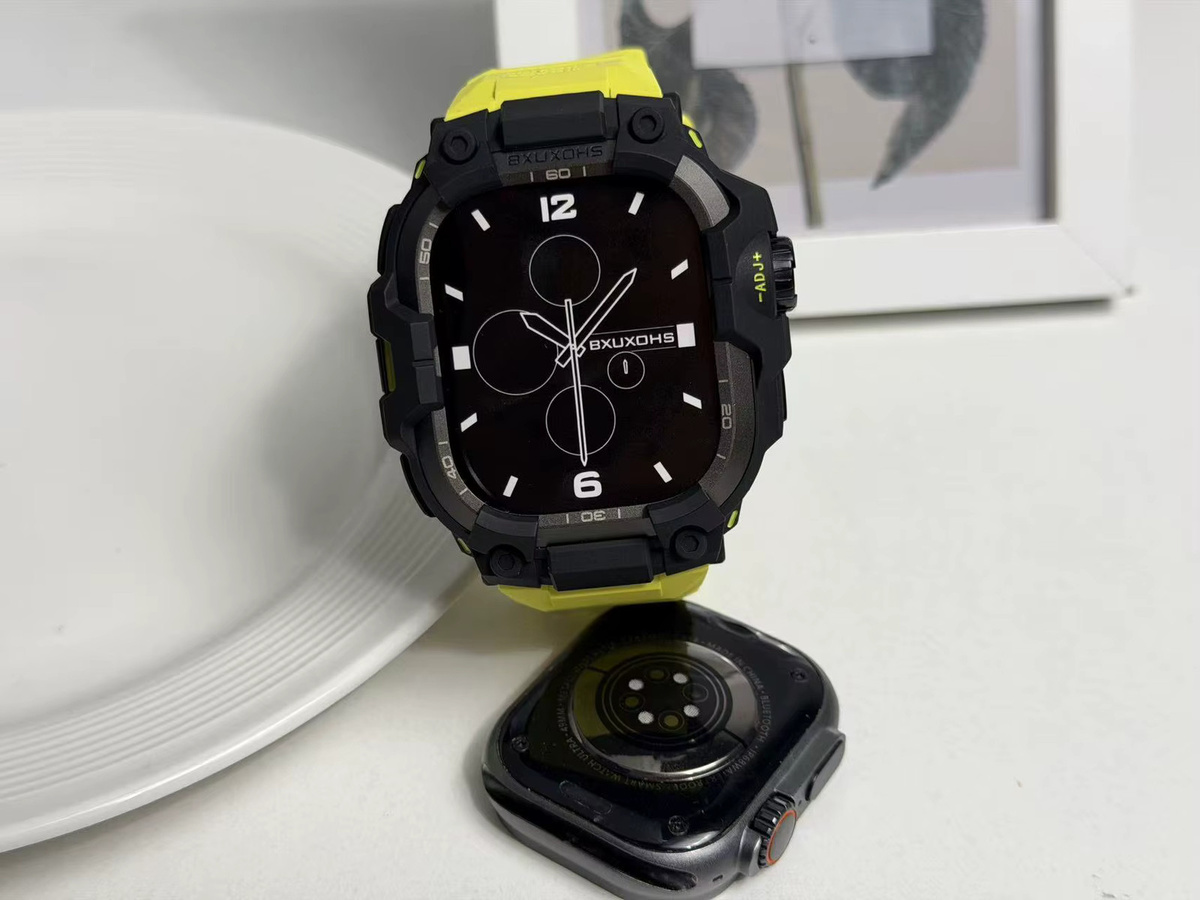 RMUTANE Uhrenarmband Silikon, Schwarz, Unisex - Bild 2