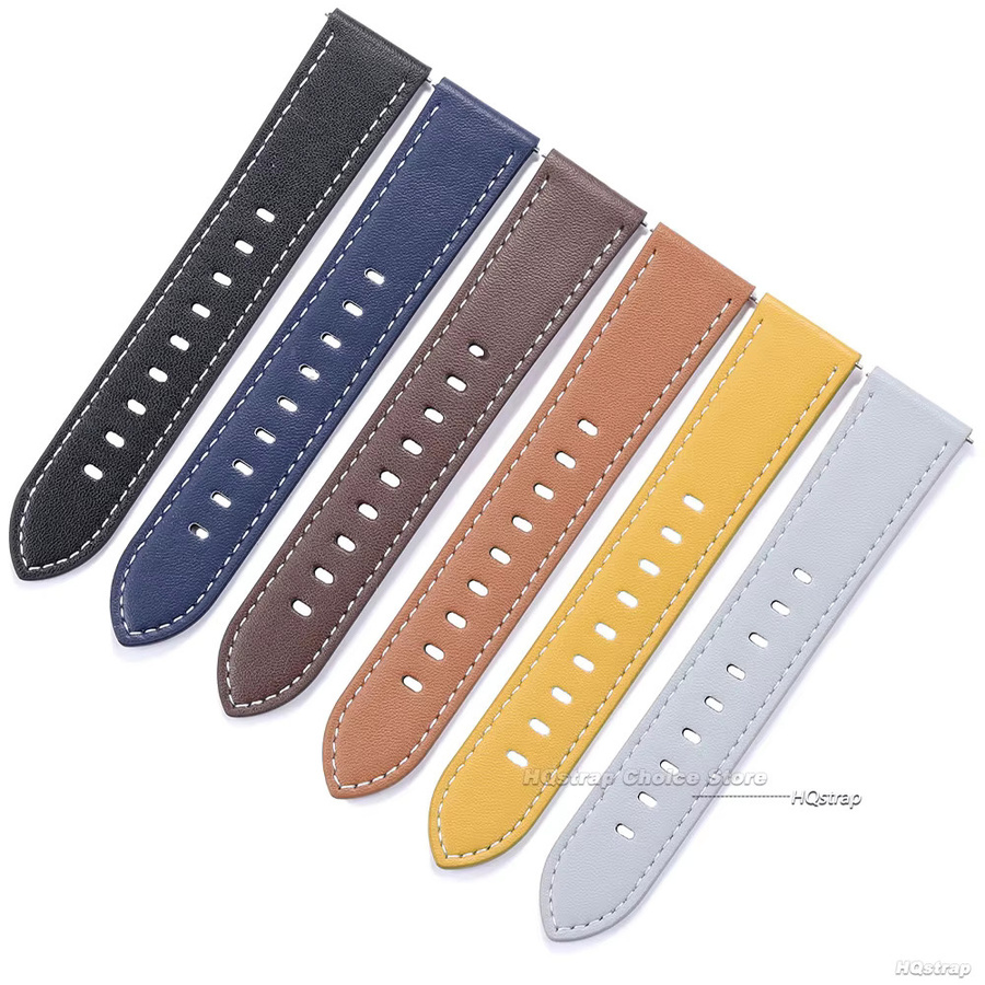 HQstrap Uhrenarmband Echtleder, 22mm 20mm, Unisex - Bild 3