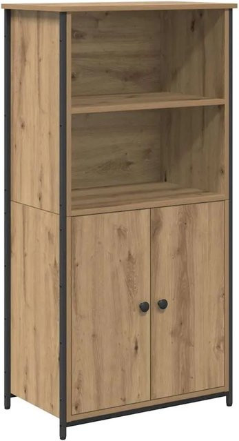 vidaXL Highboard Artisan-Eiche Modern, Farbe Braun, B/T/H: 62 x 36 x 121,5 cm - Bild 1