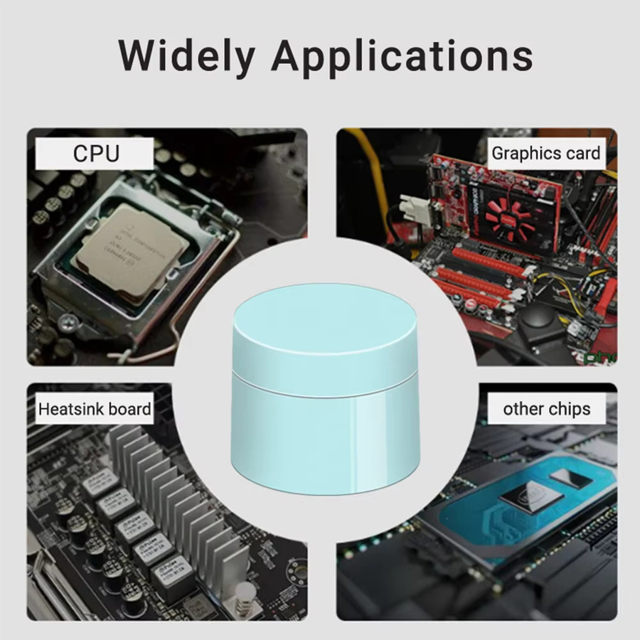 JEYI Wärmeleitpaste mit 10 W/M·K Wärmeleitfähigkeit für CPU, GPU und VGA in Pink - Bild 2