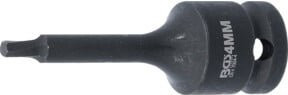 BGS Schraubenausdreher 7004-4 mit 1/2 Zoll Innenvierkant 12,5 mm für defekte Innensechskant 4 mm aus Chrom-Vanadium - Bild 1