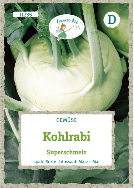 Grüne Fee Kohlrabi Superschmelz Saatgut - Bild 1
