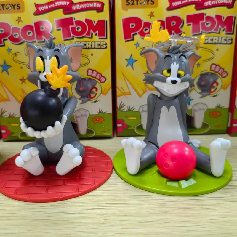 52toys Tom And Jerry The Unlucky Tom Cat And Mouse Blind Box, Einzelfigur - Bild 4