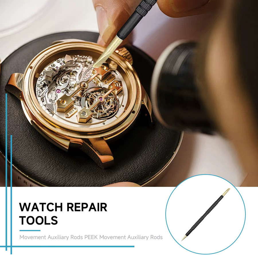 FancyWrist Uhrenreparaturwerkzeug mit Hilfsstange, Rot - Bild 2