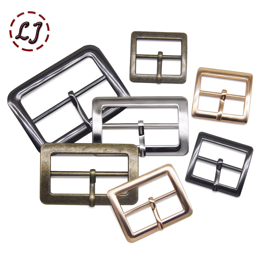 St.Lucas Quadratische Metall Schnallen in Silber und Gold für DIY Näzarbeiten, 10er Set - Bild 2