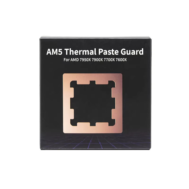 TEUCER AM5 CPU Anti-Biege-Halterung aus reinem Kupfer für AMD 7950X 7900X 7700X 7600X in Braun - Bild 4