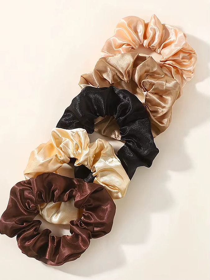 Baby Bows Haarschleifen, elastische Seiden-Scrunchies, mehrfarbig, Damen - Bild 4