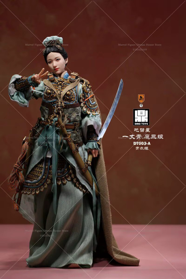 DING TOYS Yizhang Qing Hu San Niang Kampfkunst Actionfigur, 1/6 Maßstab, Komplettset - Bild 2